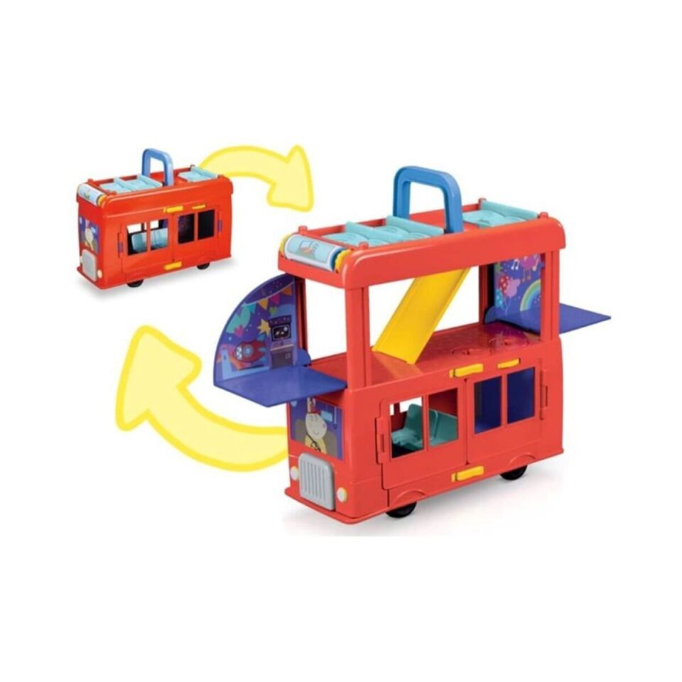 Peppa Pig 2'si 1 Arada Parti Otobüsü F8881
