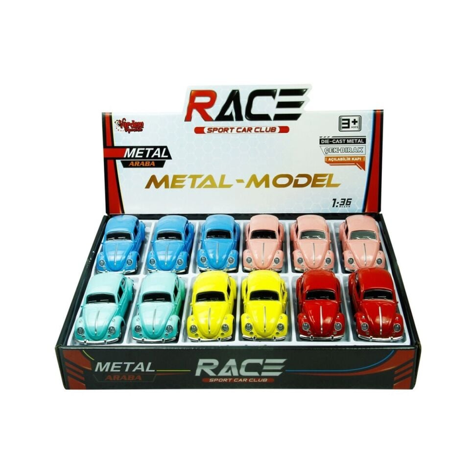 TIN-80131-12 PASTEL ÇEKBIRAK 1 36 DIE CAST ARABA