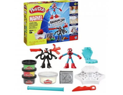 Play-Doh Spiderman Fırlatma ve Dilimleme Savaşı Oyun Seti