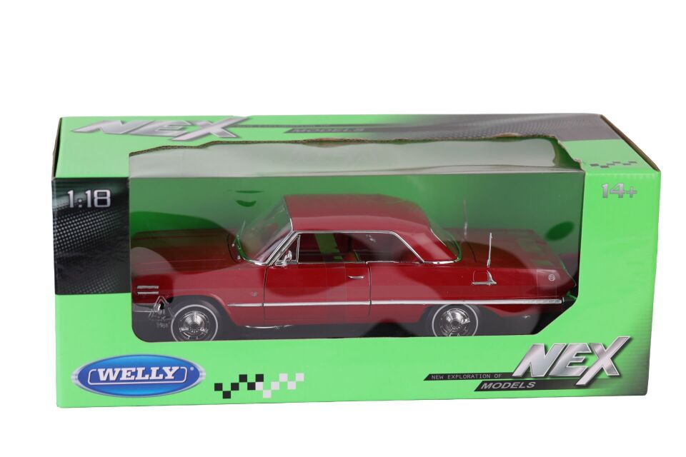 Nessiworld 19865 Welly 1 18 1963 Chevrolet Impala Ha