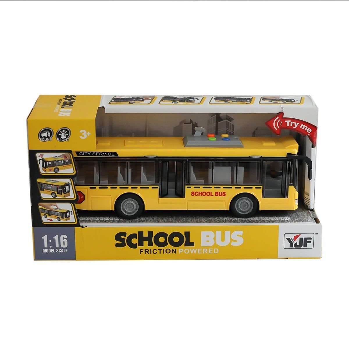 Ctoys Ses Ve Isikli Oyuncak Sehir Otobusu A1119-13