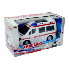Prestij Oyuncak 112 Kutulu Pilli Işıklı Ambulans