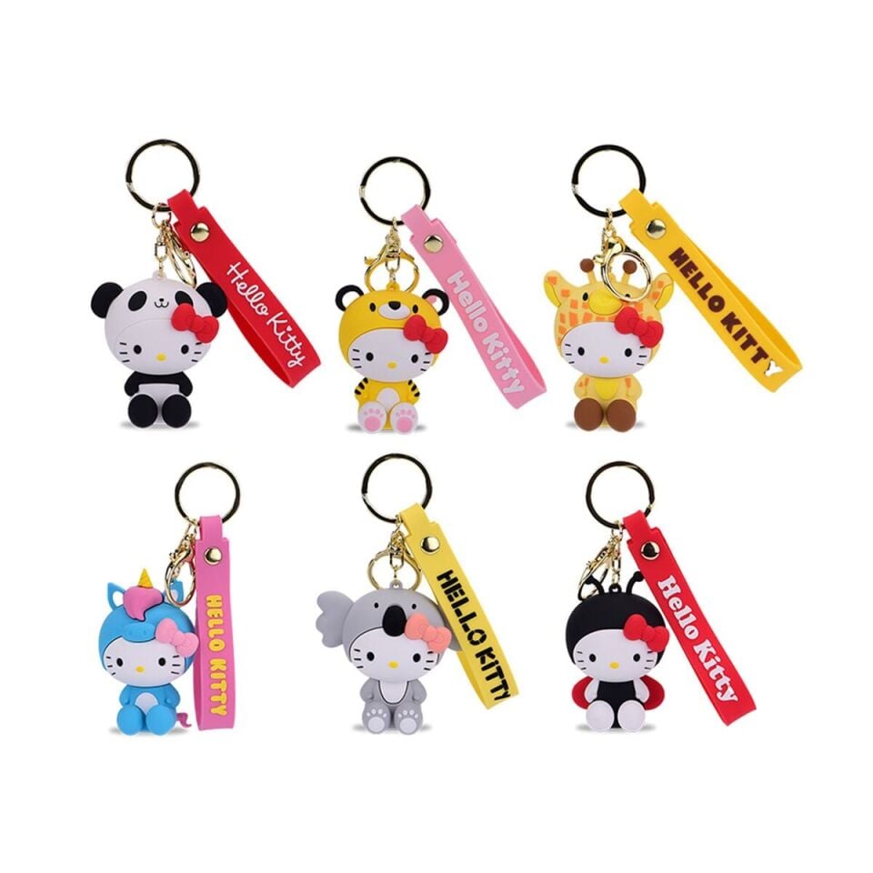 2465-0609 Hello Kitty Anahtarlık CDU8-5/CN24 - 96/CN24 - 135/CN24(Belirtilen fiyat, tekli satış için adet fiyatıdır.)