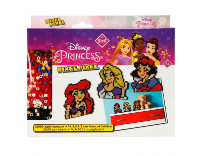 3in1 Disney Princess Pixel Pixel Boncuk Aktivite ve Oyuncak Seti S00005169