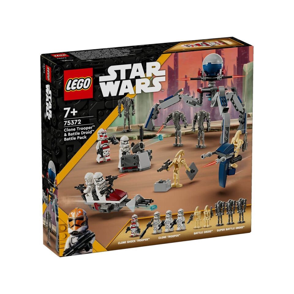 75372 Lego Star Wars Klon Trooper ve Savaş Droidi Savaş Paket 215 parça +7 yaş