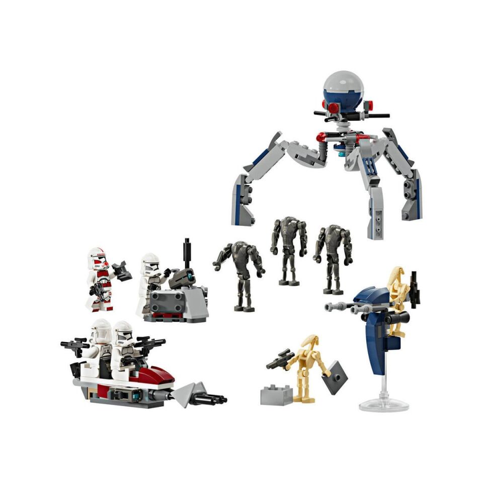 75372 Lego Star Wars Klon Trooper ve Savaş Droidi Savaş Paket 215 parça +7 yaş