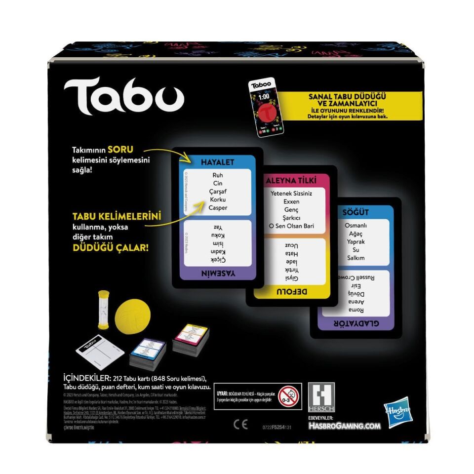 F5254 Hasbro Gaming - Tabu +13 yaş