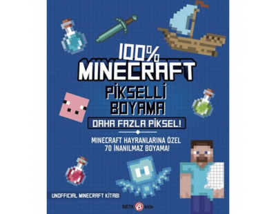 %100 Mınecraft Pikselli Boyama Daha Fazla Piksel