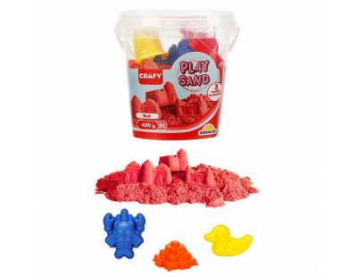 Crafy Oyun Kumu Seti Kırmızı 450 g