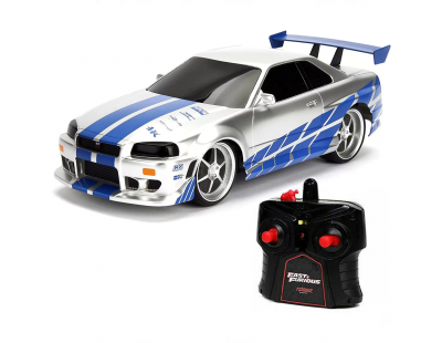 1:16 Fast & Furious Kumandalı Brian's Nissan Skyline GT-R Turbo Araba