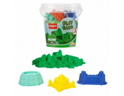 Crafy Oyun Kumu Seti Yeşil 450 g