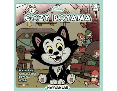 Disney Cozy Sevimli ve Rahatlatıcı Boyama Kitabı Hayvanlar