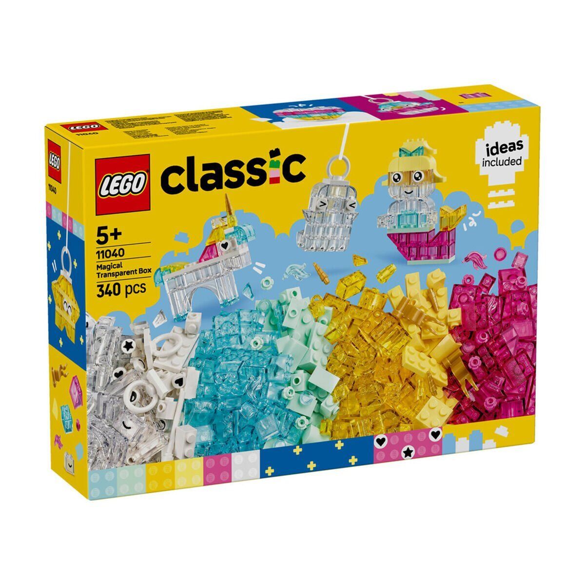 11040 Lego Classic  Sihirli Saydam Kutu 340 parça +5 yaş
