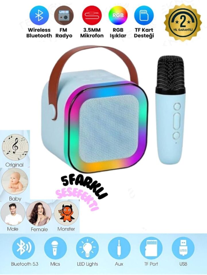 FP-K12 KARAOKE WİRELESS SPEAKER