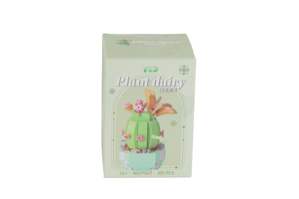 P1247 PANLOS SİMÜLASYON ÇİÇEK SERİSİ 351 PARÇA BLOCK OYUNCAK