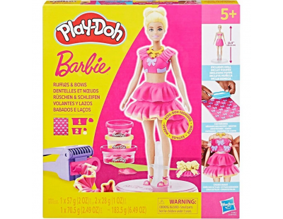 Play-Doh Barbie Fırfırlar ve Fiyonklar Seti