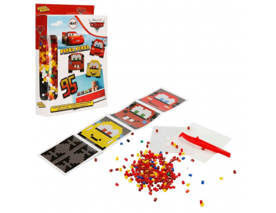 4in1 Disney Cars Pixel Pixel Boncuk Aktivite ve Oyuncak Seti