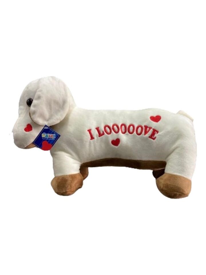 62203 PELUŞ 45 CM AŞIK KÖPEK YASTIK -HLY
