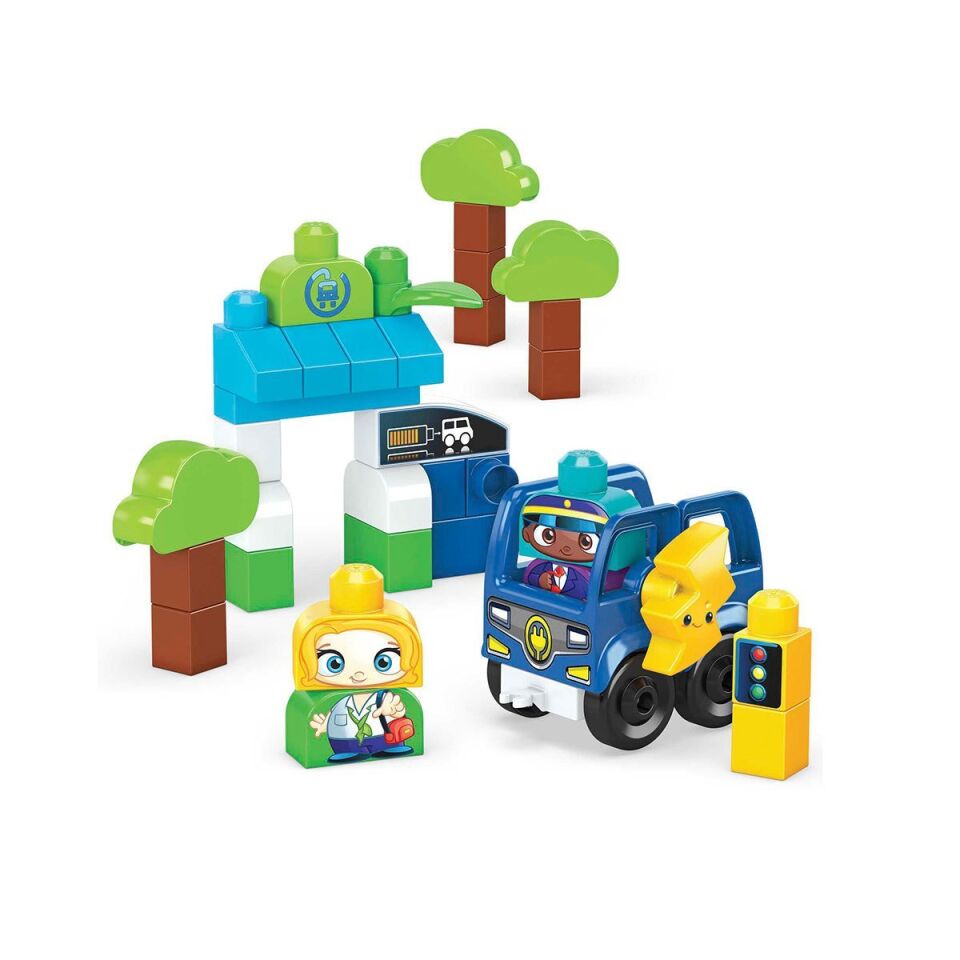 Mega Bloks Doğa Dostu Otobüs Seti 36 Parça HDX90