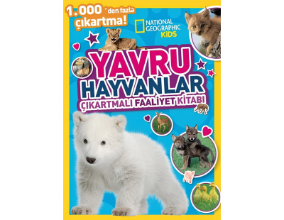 National Geographic Kids Yavru Hayvanlar Çıkartmalı Faaliyet Kitabı