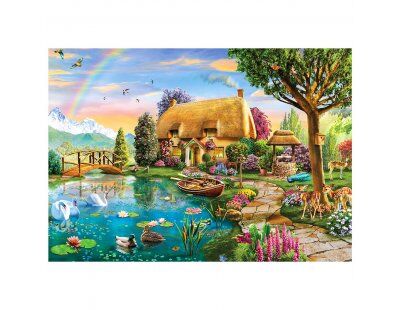 KS Lakeside Cottage 2000 Parça Puzzle