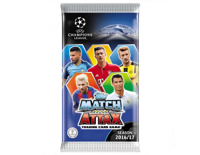 UEFA Şampiyonlar Ligi 16/17 Match Attax Futbolcu Kartları