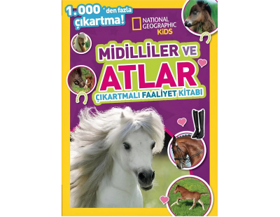 National Geographic Kids Midilliler ve Atlar Çıkartmalı Faaliyet Kitabı
