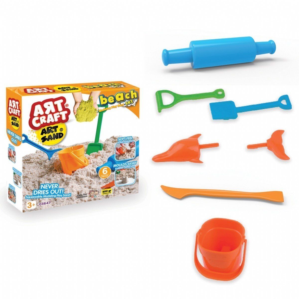 Art Craft Plaj Kum Seti 500 gr 03647