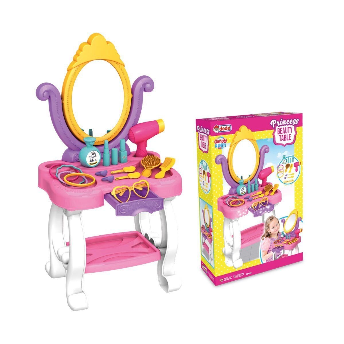 Dede Candy & Ken Prenses Güzellik Masası 03696