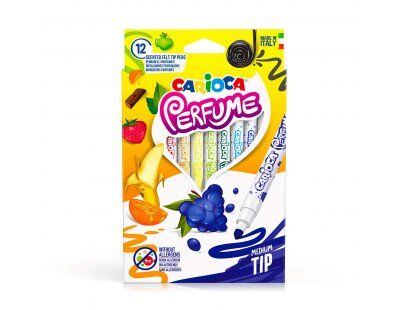 Carioca Kokulu Keçeli Boya Kalemi 12'li