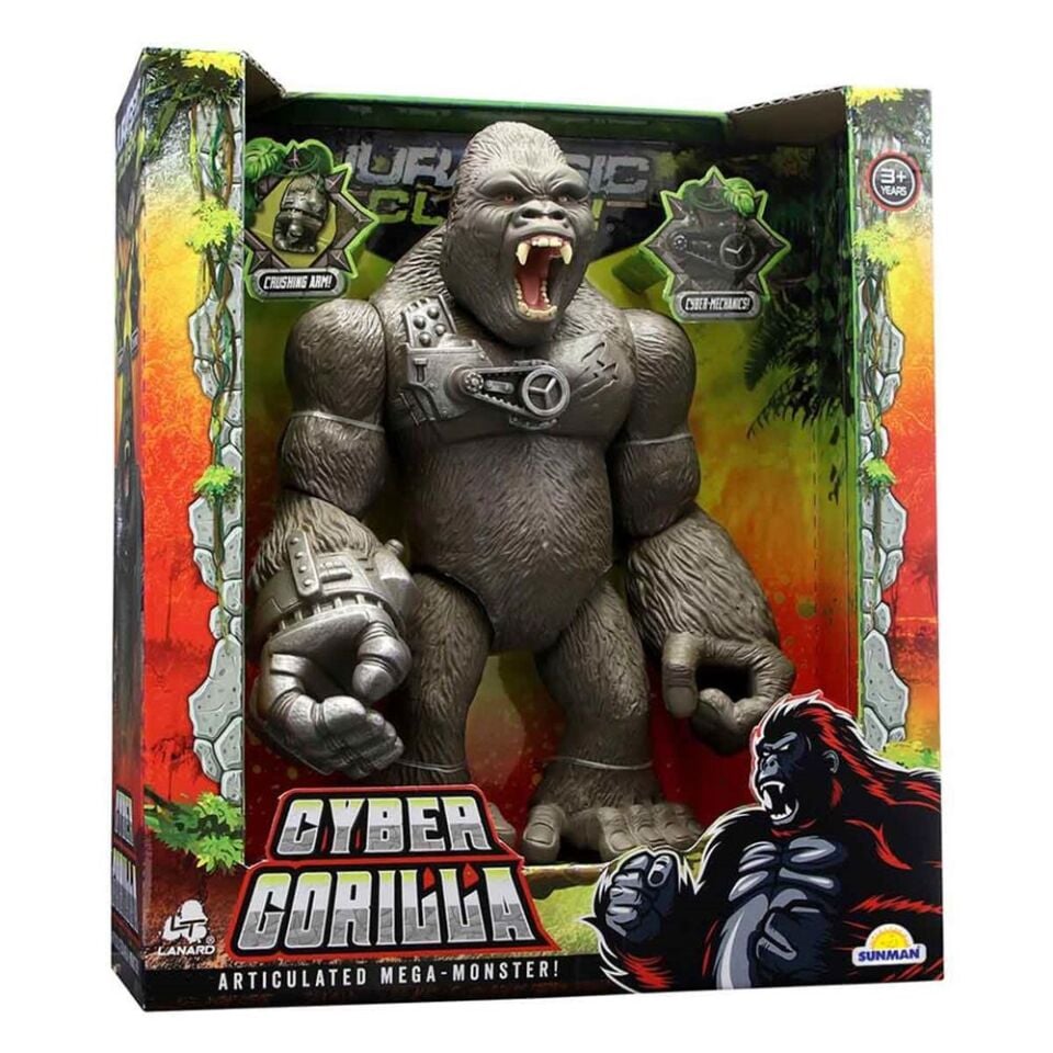Jurassic Clash Siber Goril 27 cm.