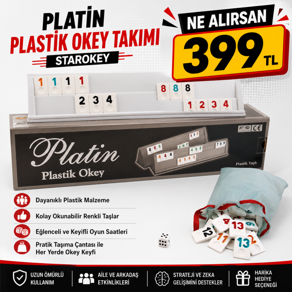 Platin Okey Seti