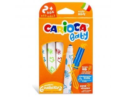 Carioca Jumbo Keçeli Boya Kalemi 6'lı