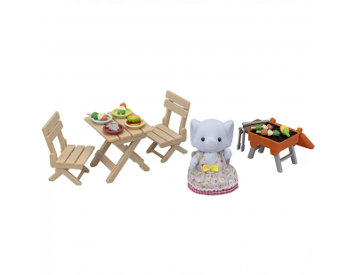 Sylvanian Families Barbekü Piknik Fil Kız 5640