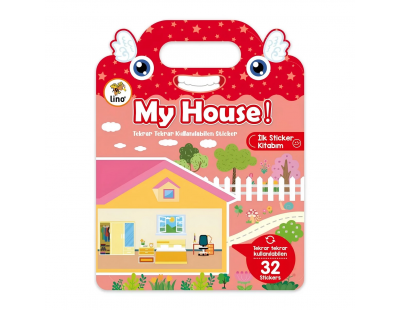 Tekrar Tekrar Kullanılabilen İlk Sticker Kitabım My House