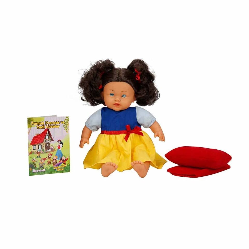 40022 Bebelou Uykudan Önce Bebeği Masal Anlatan Pamuk Prenses Ve Yedi Cüceler 40 cm