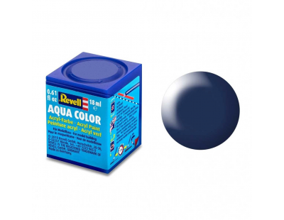 Revell 350 - Aqua Color Dark Blue - Silk Boya - 18 ml