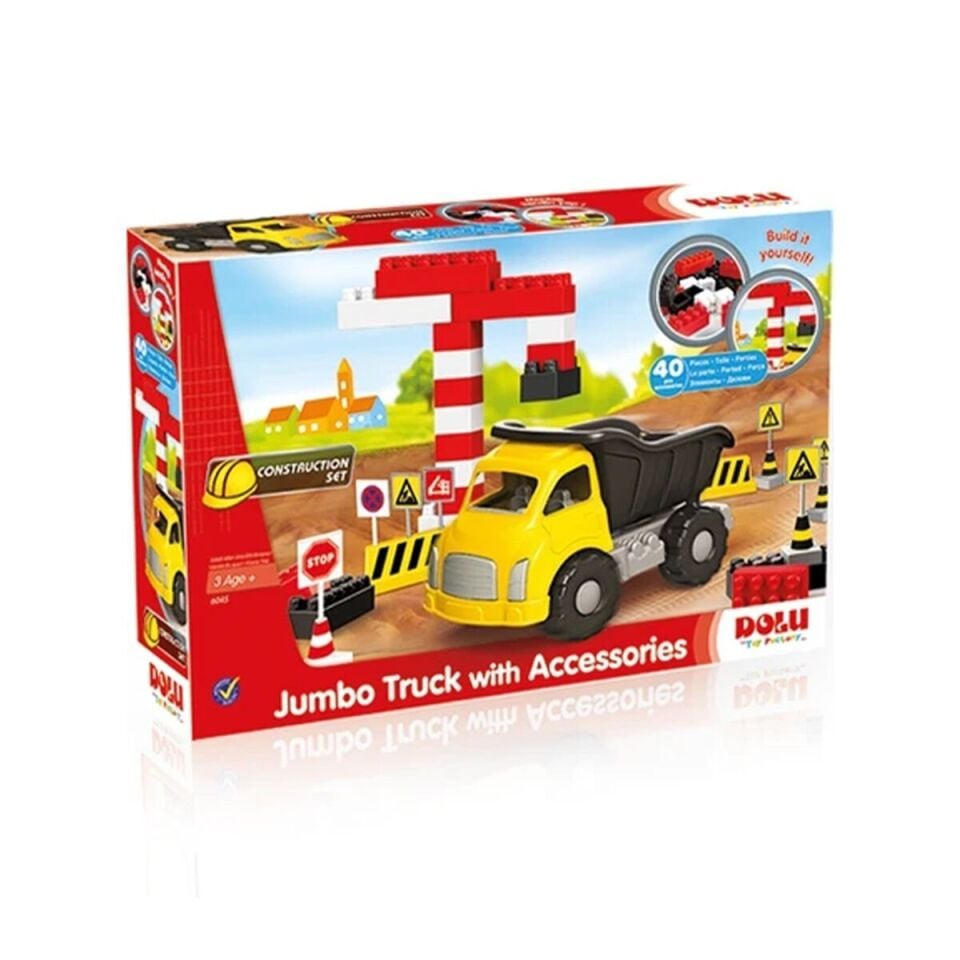 5219 OYUNCAK JUMBO KAMYON VE BLOKLAR 40 PARÇA