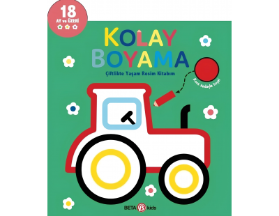 Kolay Boyama Çiflikte Yaşam Resim Kitabım