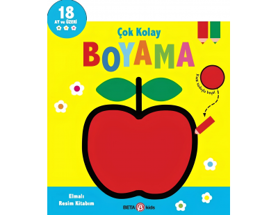 Çok Kolay Boyama Elmalı Resim Kitabım