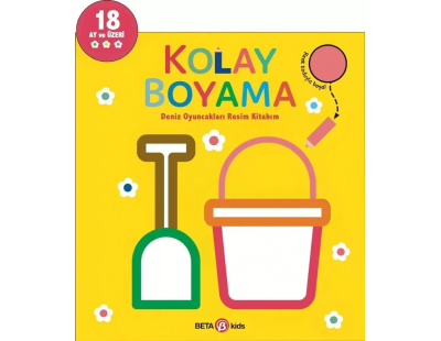 Kolay Boyama Deniz Oyuncakları Resim Kitabım