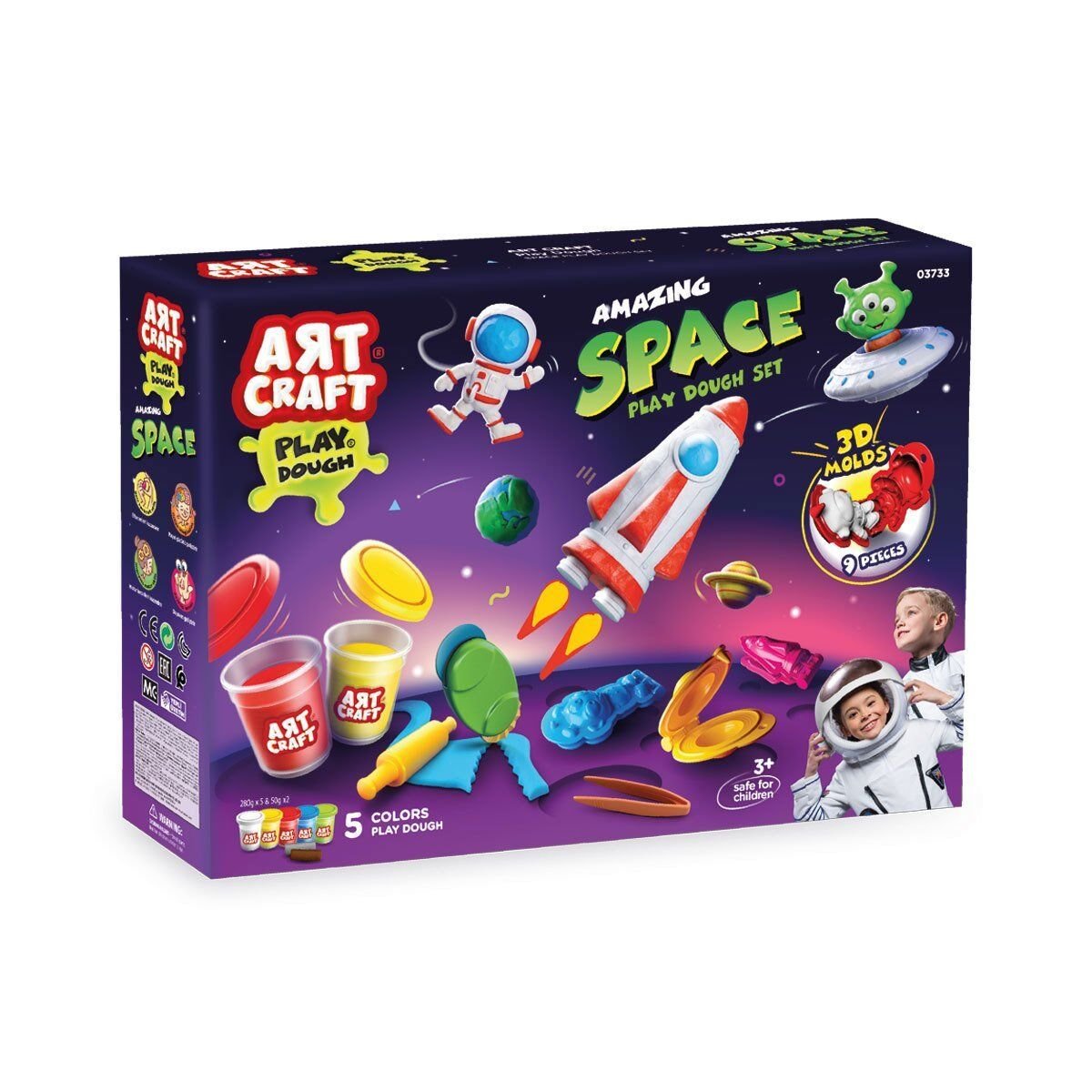 Art Craft İnanılmaz Uzay Oyun Hamur Seti 03733