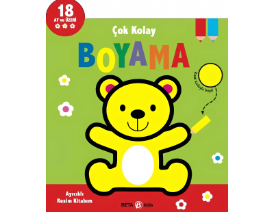 Çok Kolay Boyama Ayıcıklı Resim Kitabım