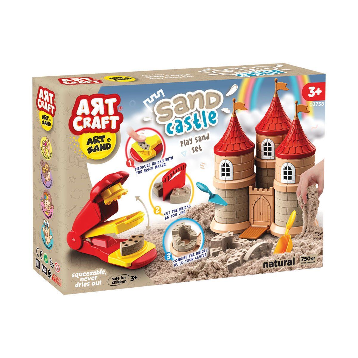 Art Craft Peri Masalı Kum Oyun Seti 750 gr 03738