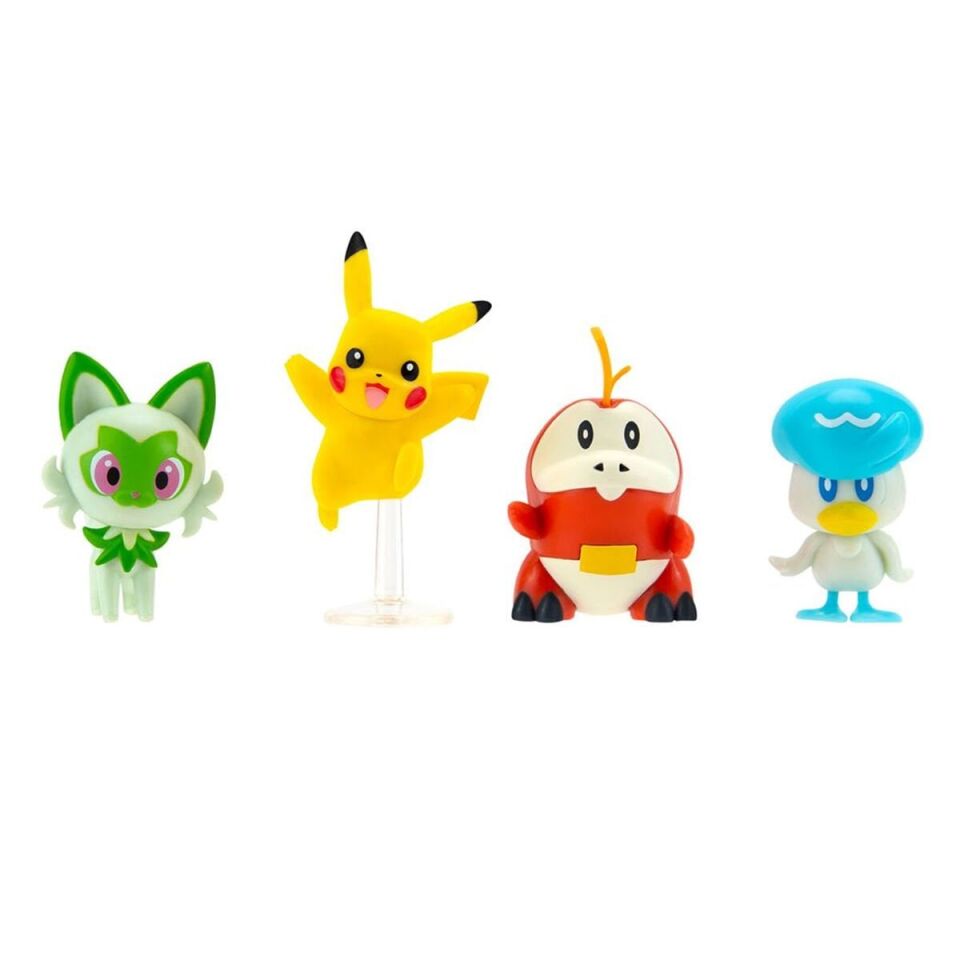 POK PKW3402 Pokemon Battle 4'lü İlk Figür Set
