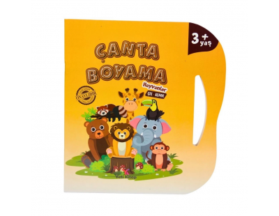Çanta Kitap Boyama Kitabı Hayvanlar