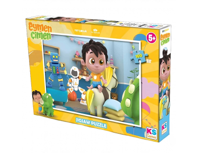 KS Games Eymen ile Çimen 100 Parça Puzzle