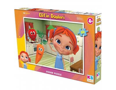 KS Games Elif'in Düşleri 50 Parça Puzzle