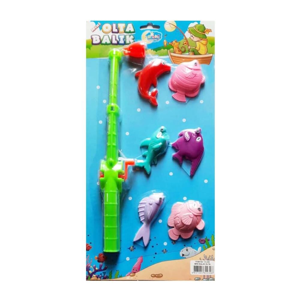 HL-3003 Kartela Mini Balık Olta Oyun Seti