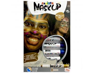 Carioca 6 Gr. 6 Renk Metalik Yüz Boyası 43155